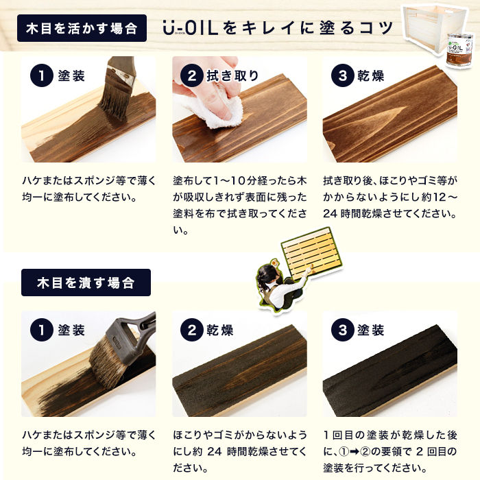 サムネイル： 国産・自然塗料 U-OIL（ユーオイル）for DIY