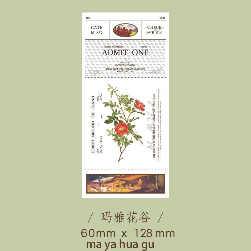 Thumbnail: Textured Ticket Booklets - 50 Sheets (60mm x 108mm)