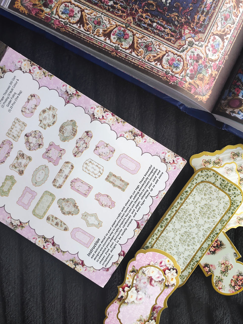 Thumbnail: Gilded Die Cut and Tags - Pack of 25