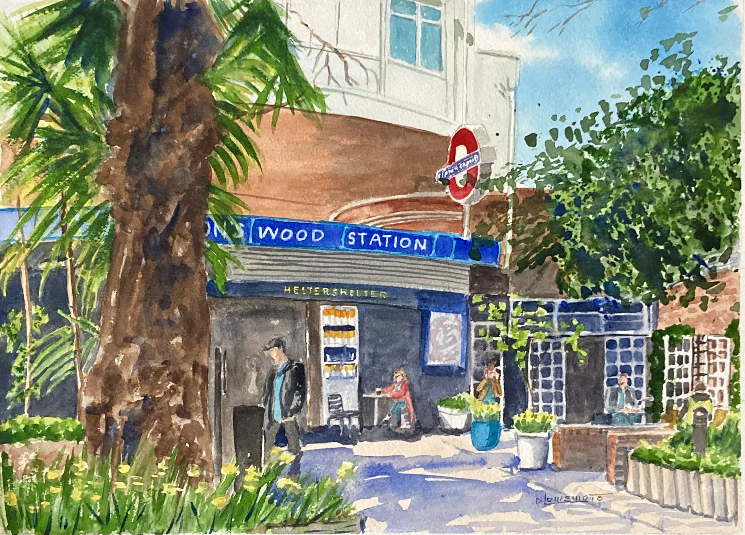 SJW station Beatles side (10”x14”)