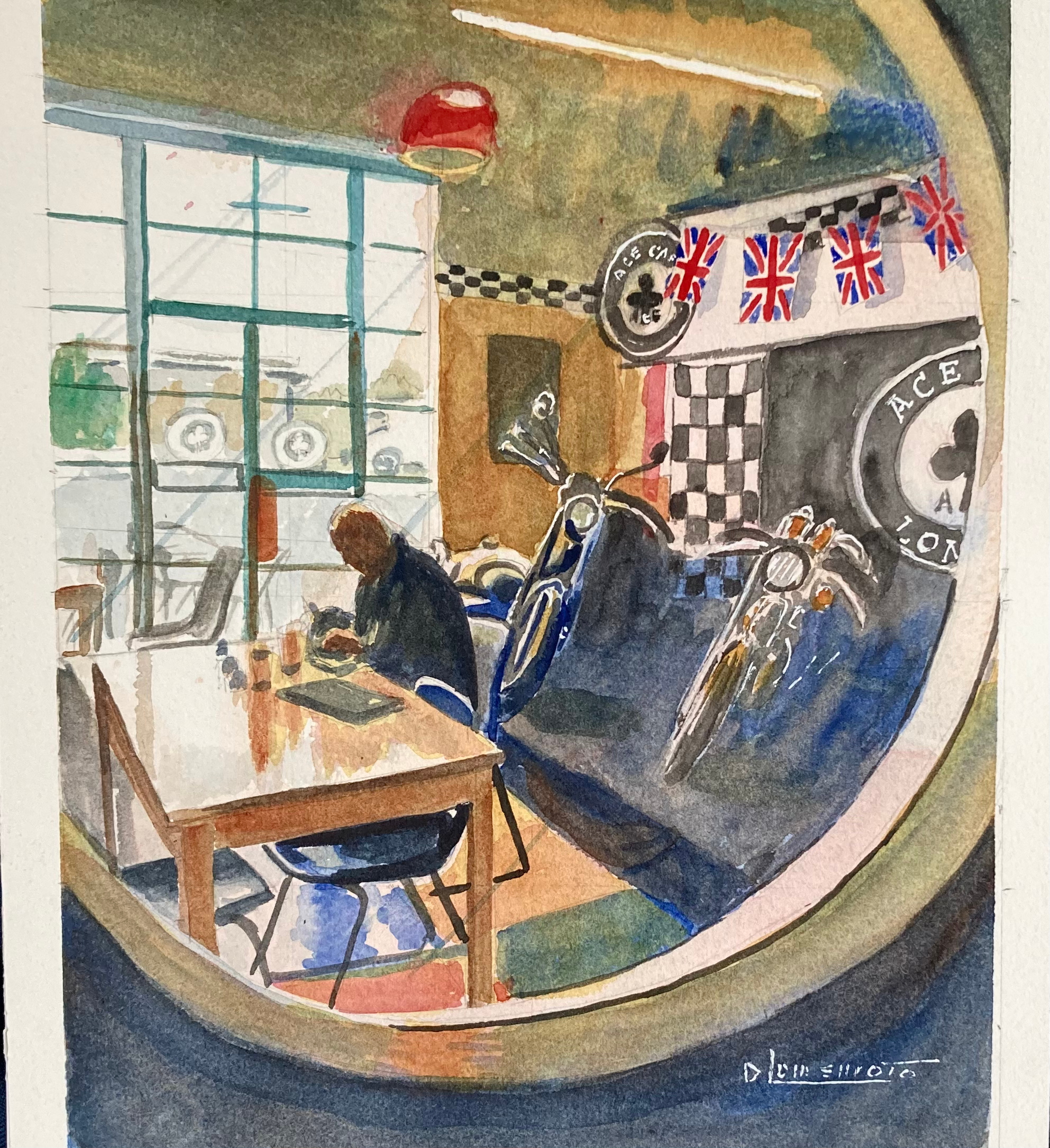 Ace Cafe (8”x10”)