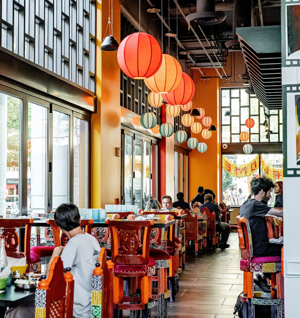 Main floor dining space