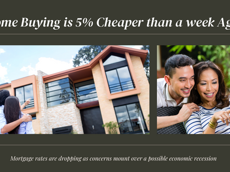 Home Buying Is 5% Cheaper Than a Week Ago