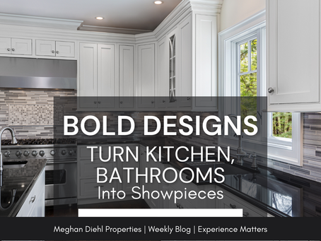 Bold Designs Turn Kitchens, Bathrooms Into Showpieces
