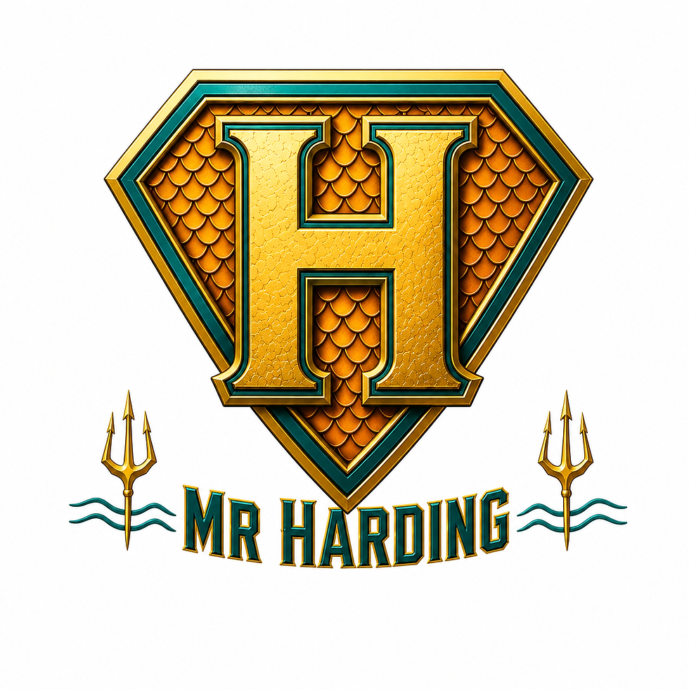 Thumbnail: Hero TAG'D Collection Mr Harding logo with tridents