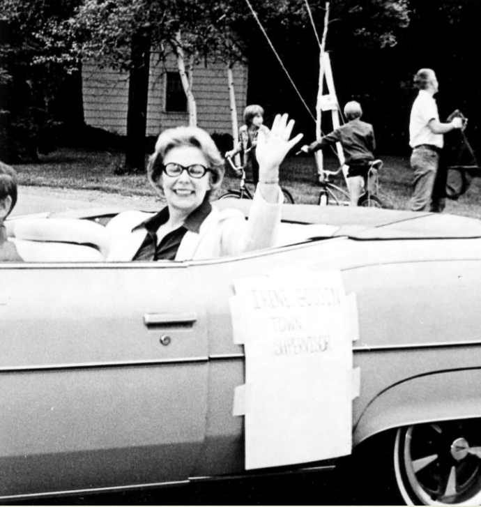 Irene in parade as Supervisor of Penfield