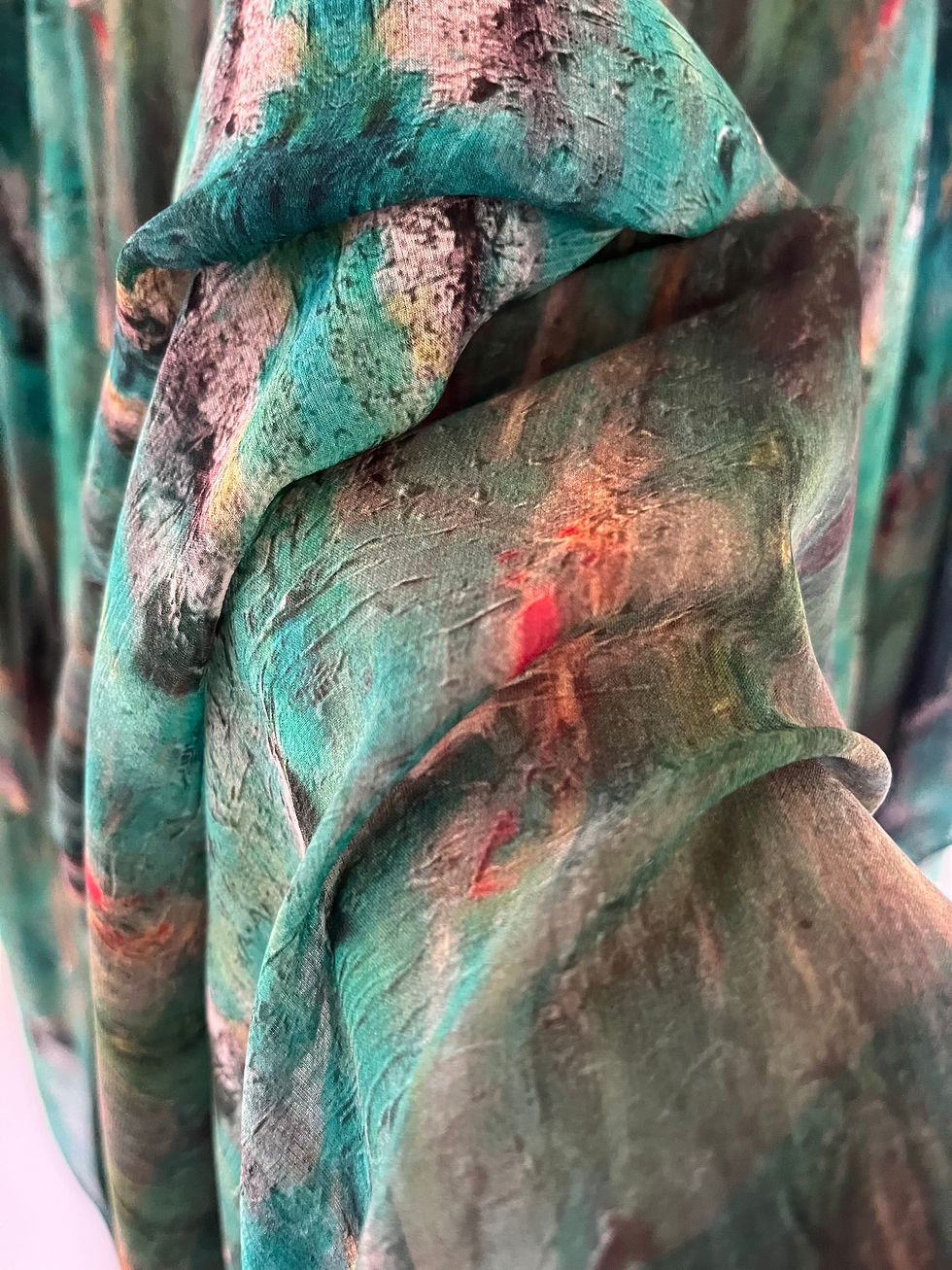 Thumbnail: Mollyrosenhoney Silk Georgette Kaftan #1