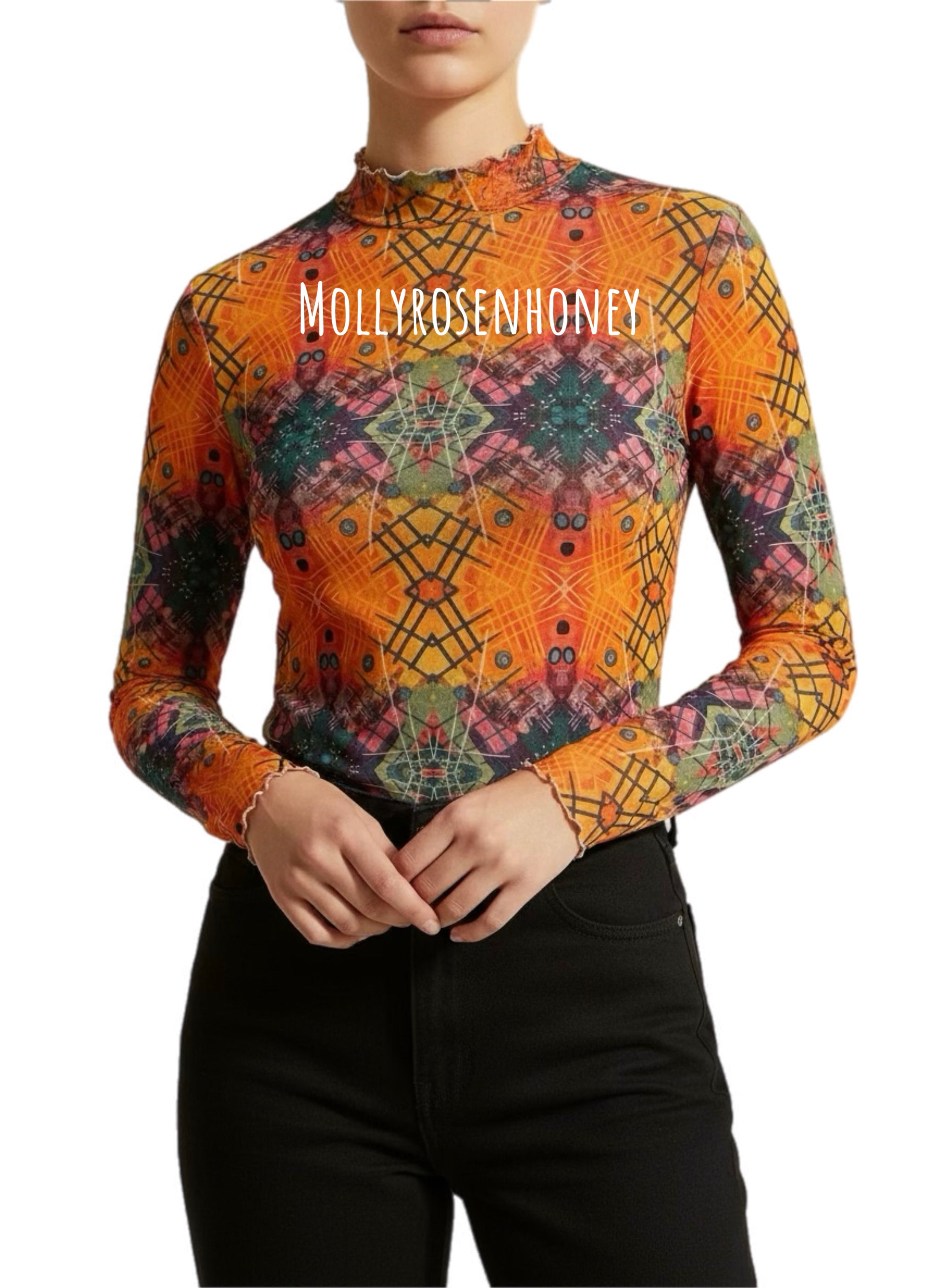 Mollyrosenhoney Mesh Molly Top #22 Taille M Article épuisé