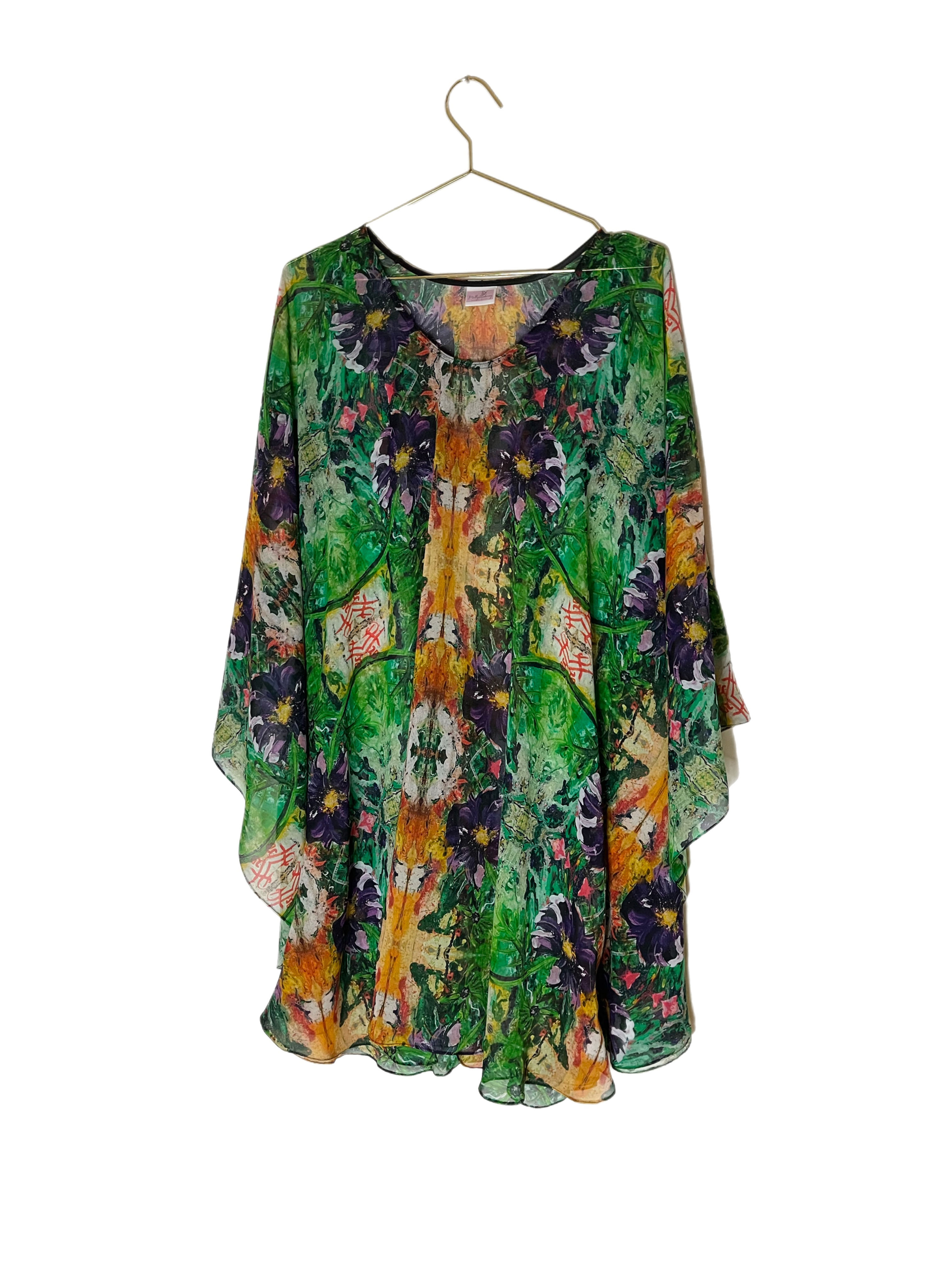 Mollyrosenhoney Silke Georgette Kaftan Tunika #7
