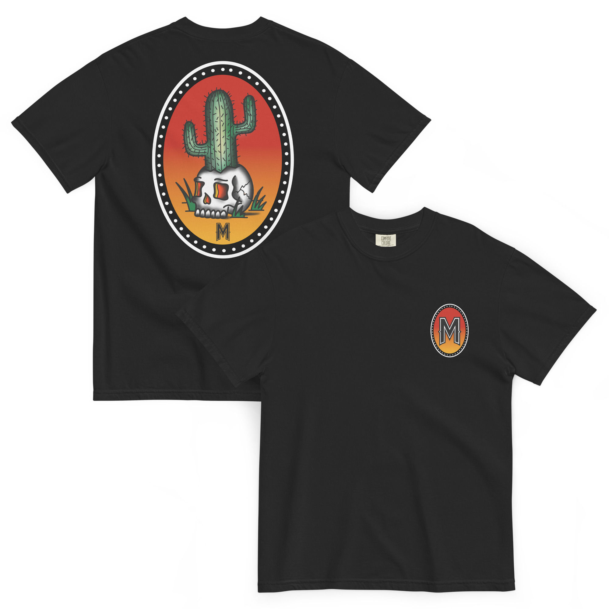 Cactus Skull - Black