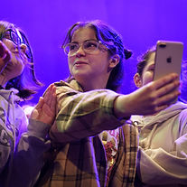 A group of teenagers get locked in the school drama studio during rehearsals for their panto