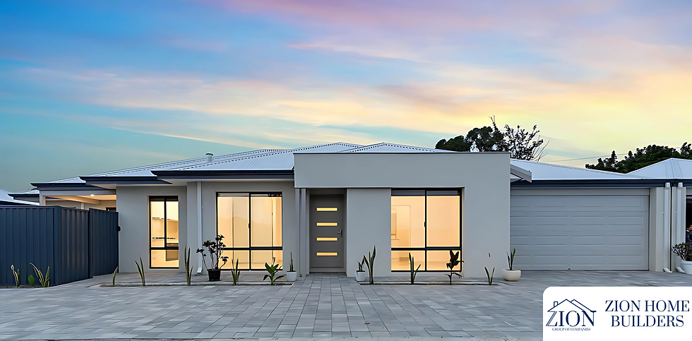 Eye-level view of a beautifully designed modern unit