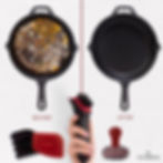 Thumbnail: 4 Piece Cast Iron Cleaning Kit