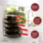 Thumbnail: Heavy Duty Pot and Pan Organizer - 12in - 50lb Capacity