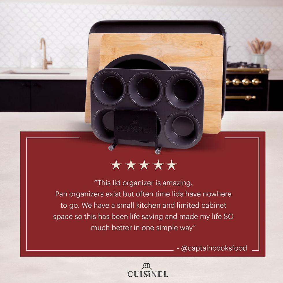 Thumbnail: Lid and Dish Organizer Rack - Matte Black - 2 Pack