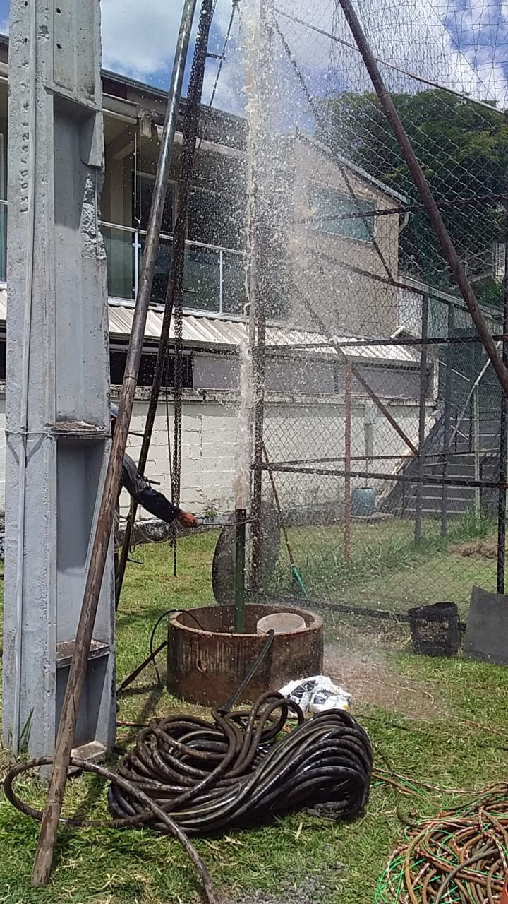 Limpeza do Poço Artesiano