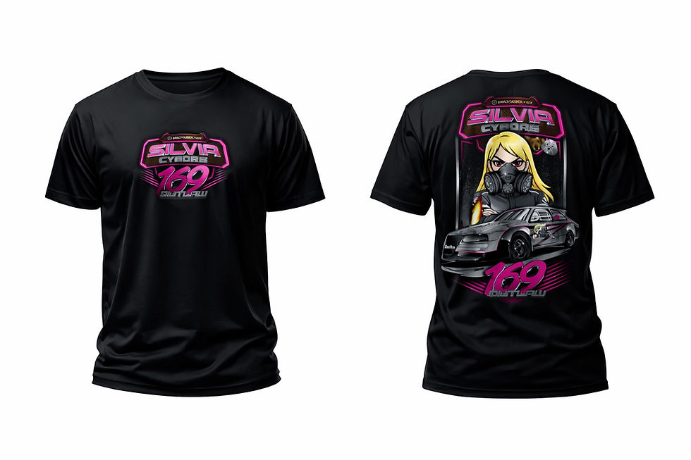 Miniatura: Camiseta Feminina  100 % algodão Silvia Cyborg 