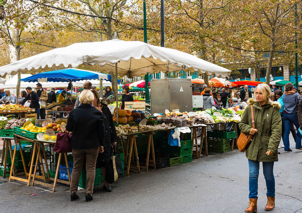 Feira em Carcassonne