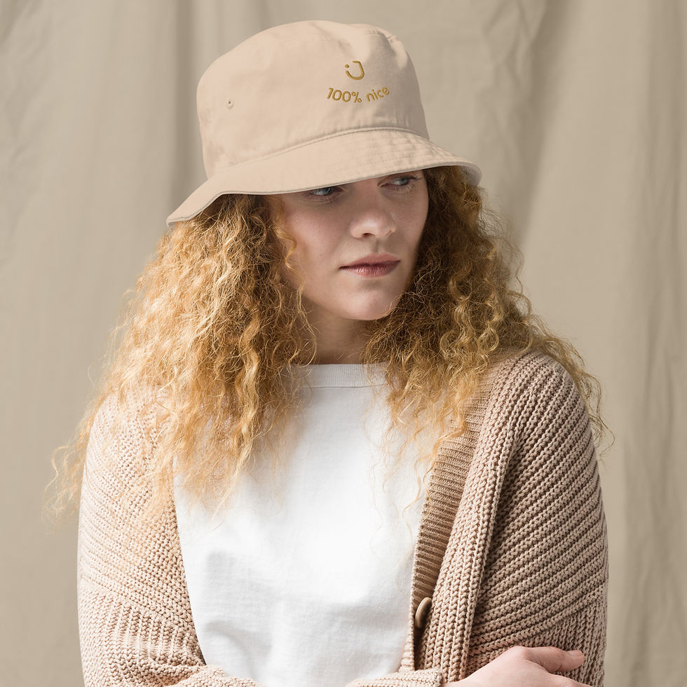 Thumbnail: Organic bucket hat - 100% nice