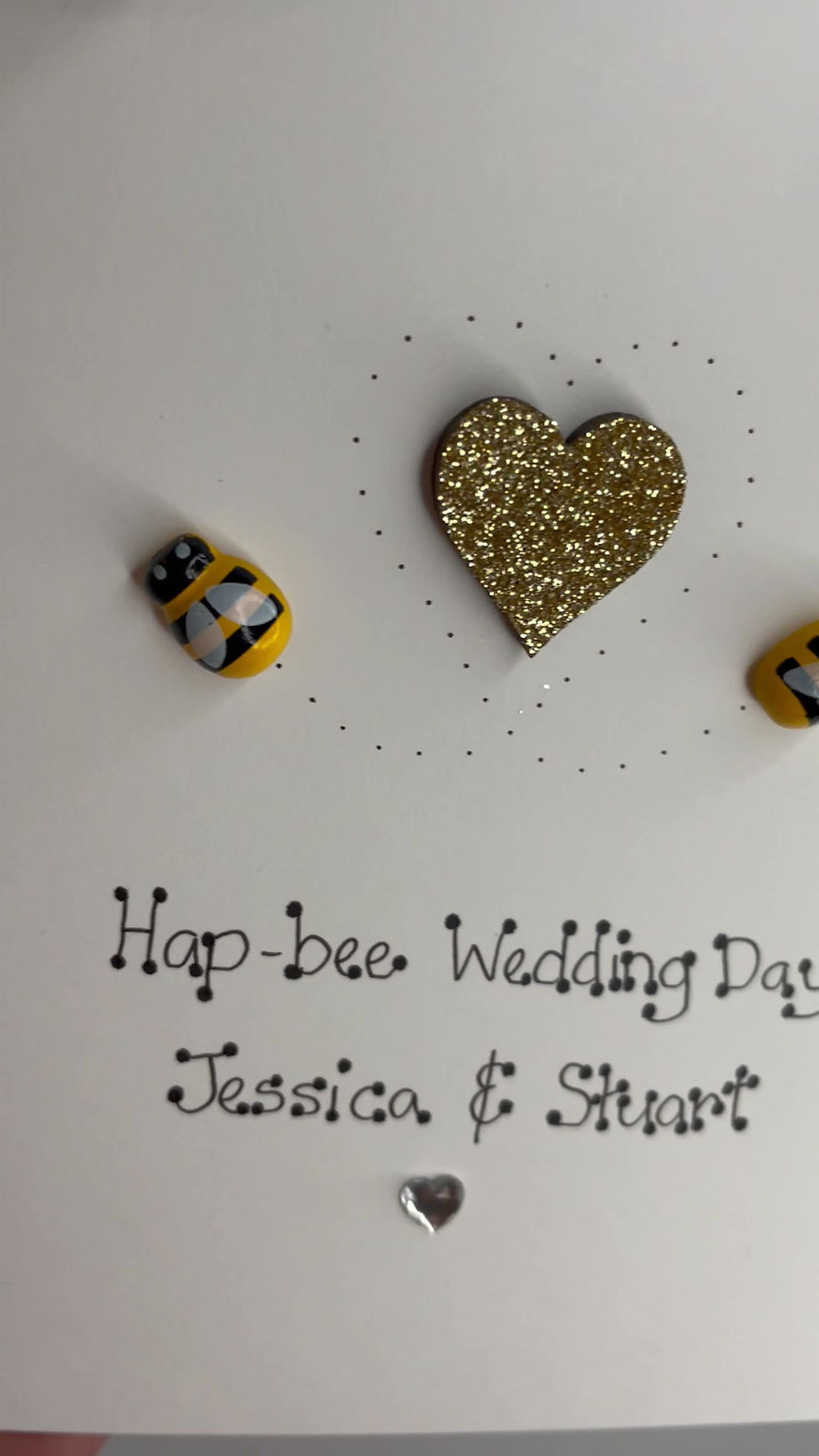 Thumbnail: Bumble Bee Wedding Day Card