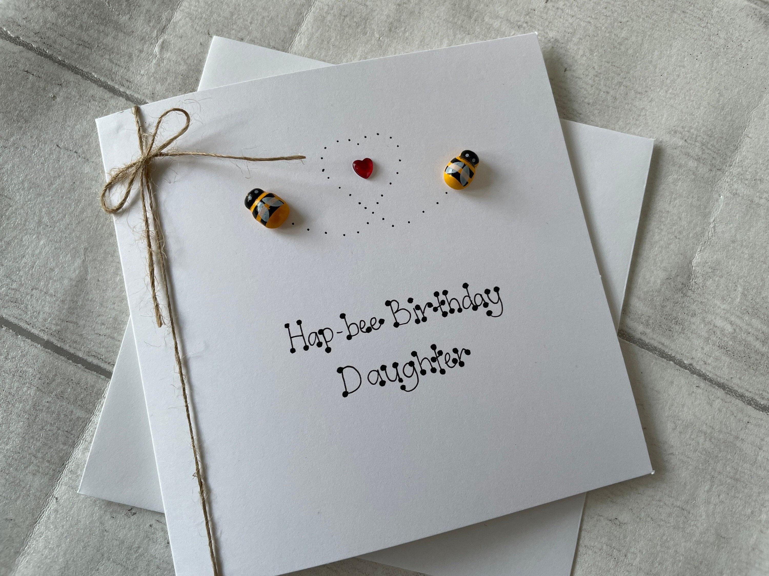 Happy Birthday DAUGHTER Bumble Bee Card