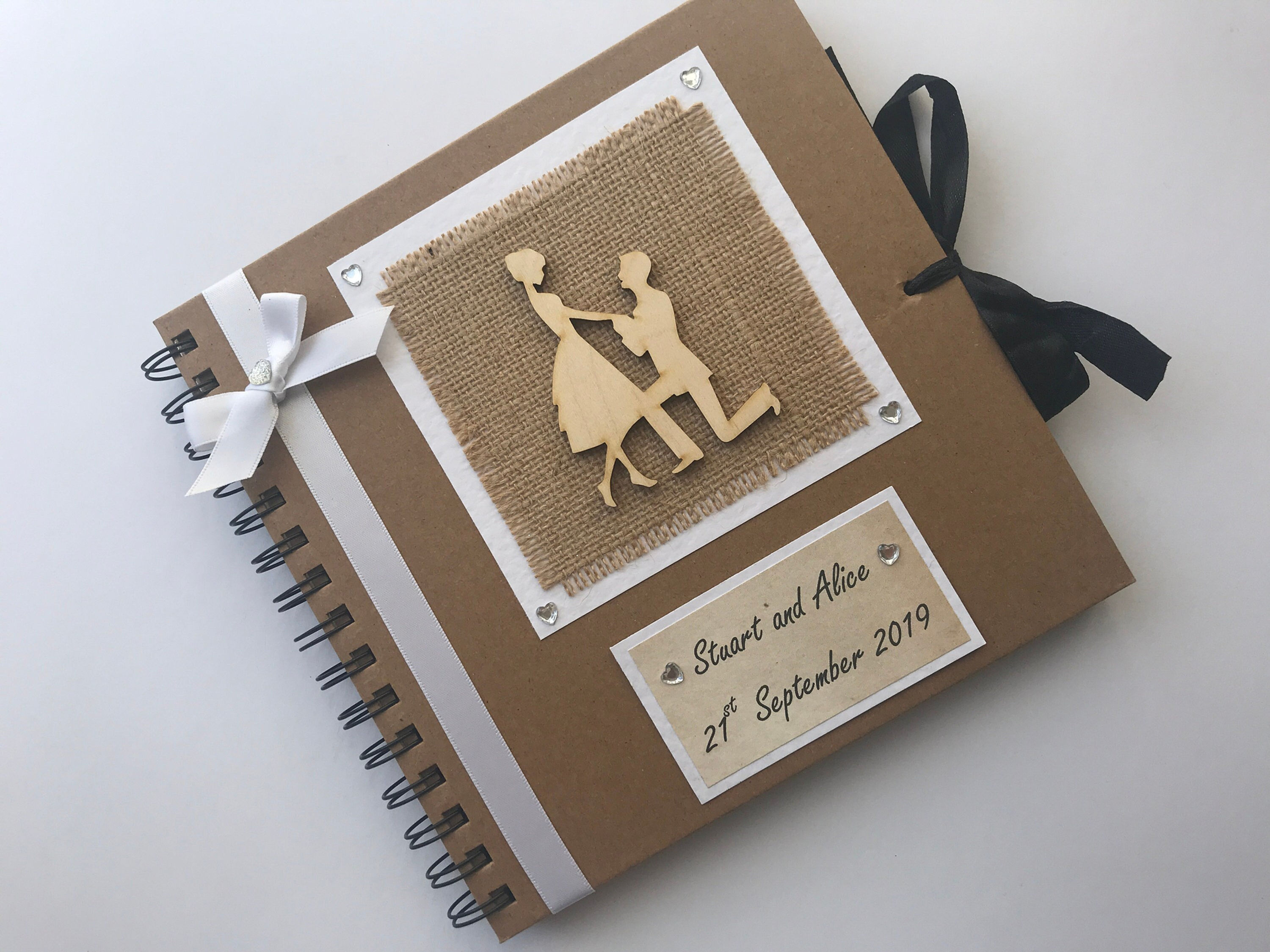 Personalised Engagement Scrapbook Gift,
