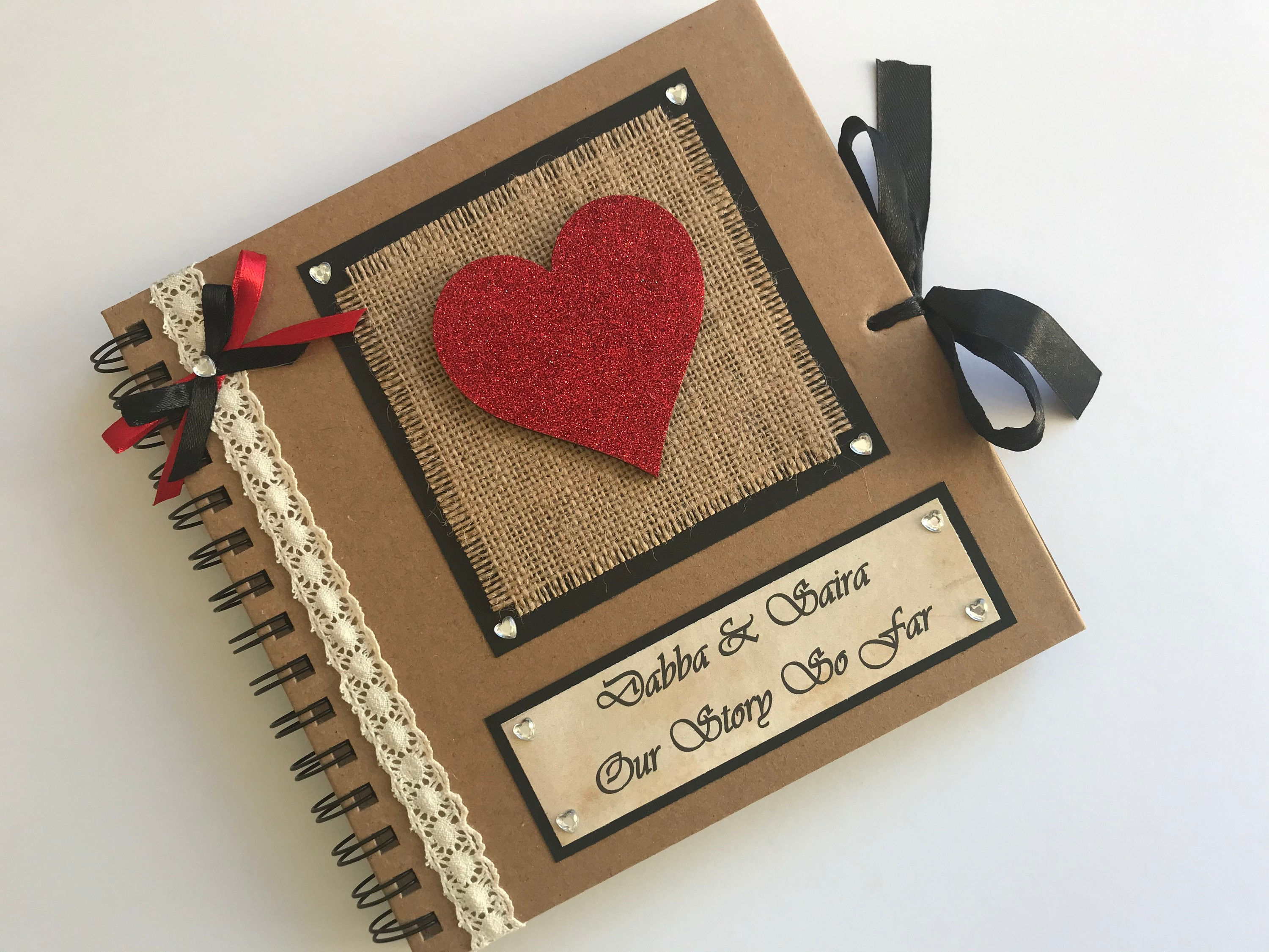 Our Story So Far Scrapbook, Wedding Gift,