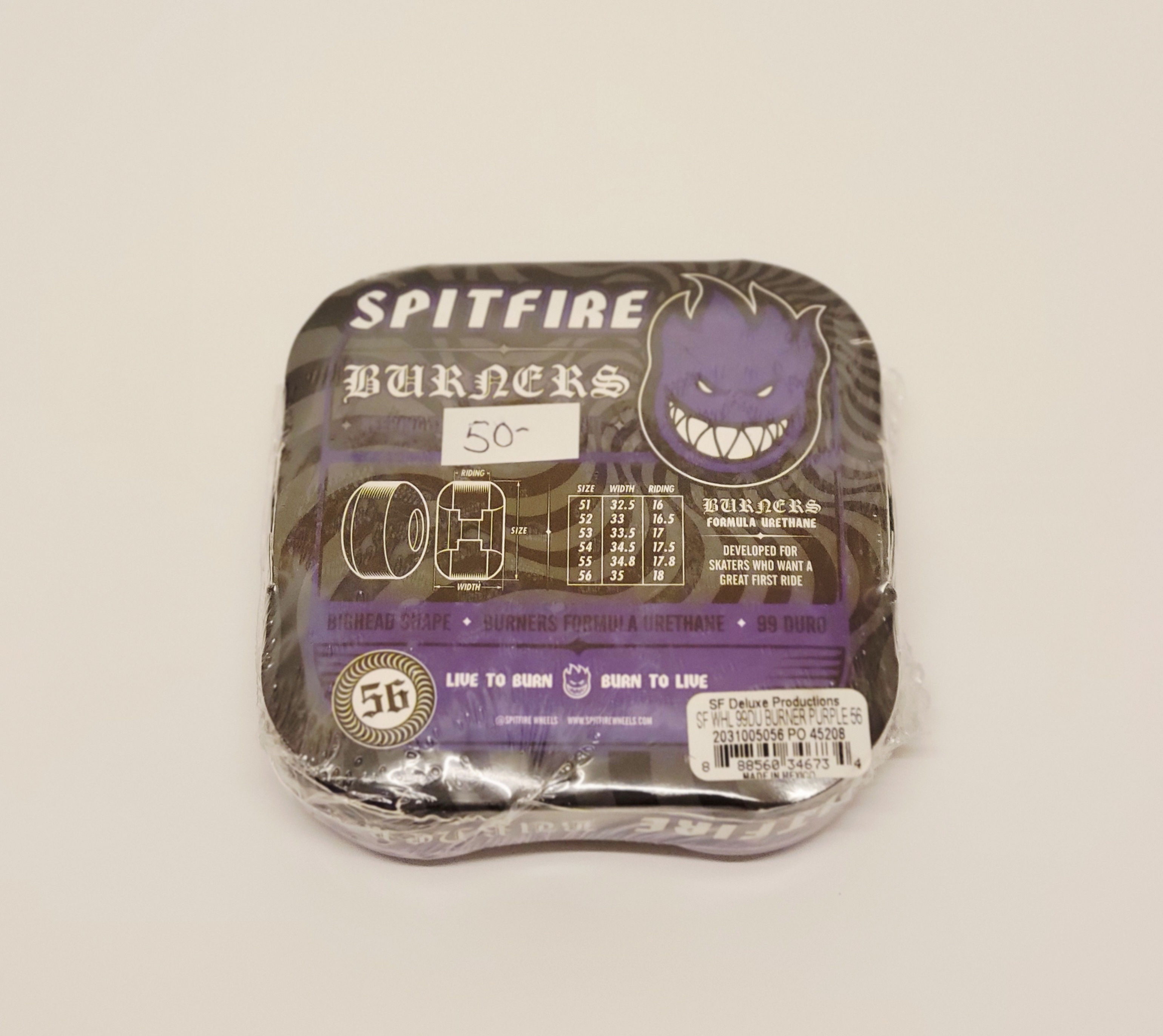 SPITFIRE Burners Wheels Purple