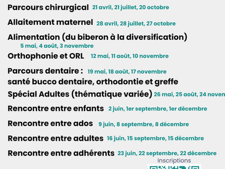 Nos RDV du mardi