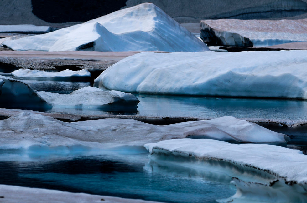 Iceberk Lake, details.