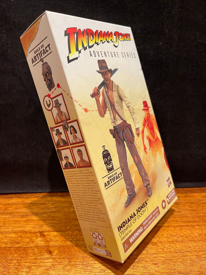 Indiana Jones Temple of Doom 6" action figure box