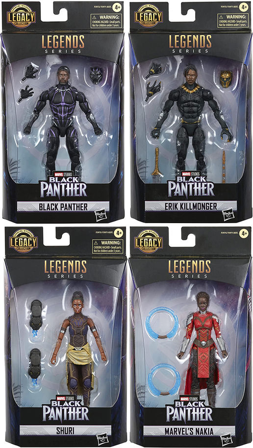 Black Panther and Killmonger Marvel Legends