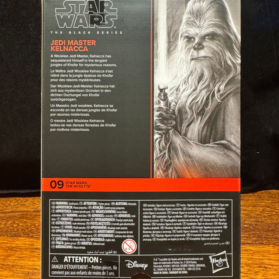 STAR WARS Black Series JEDI MASTER KELNACCA #09 6" Action Figure