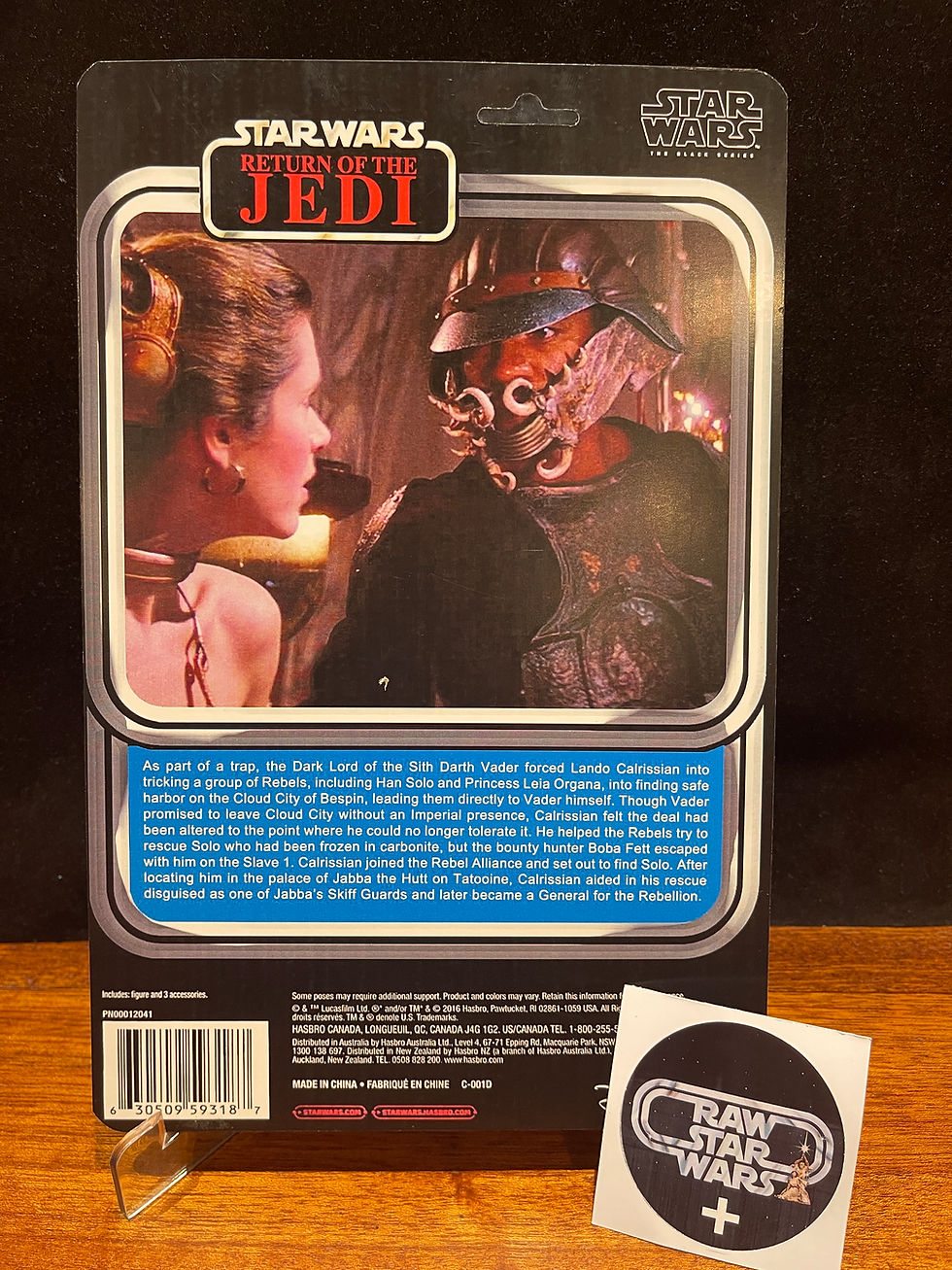 Thumbnail: Return of the Jedi box back, Princess Leia and a Gamorrean Guard