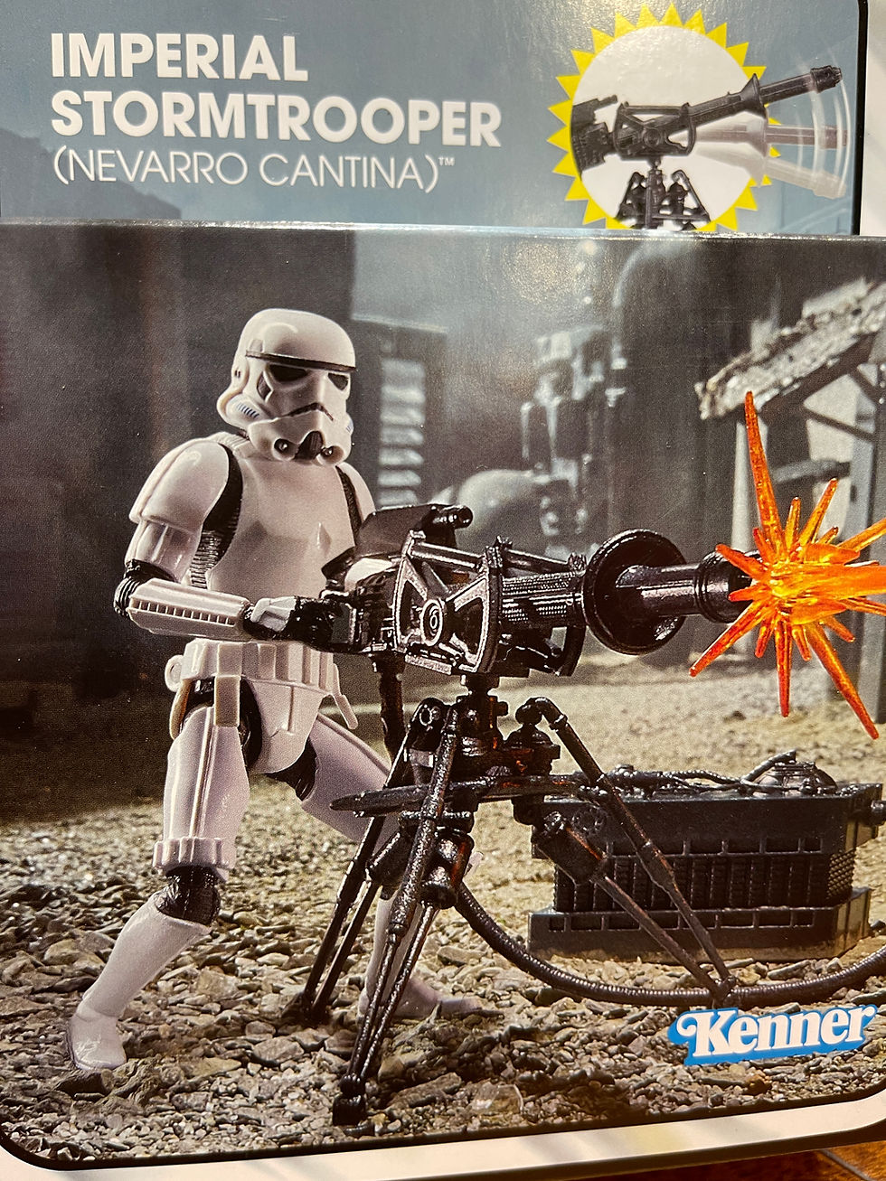Miniatura: Stormtrooper wielding heavy blaster, "Nevarro Cantina"