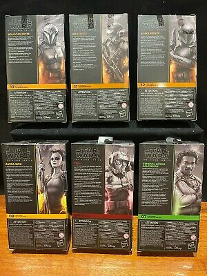 Six Star Wars action figures