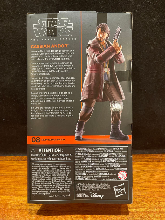 Cassian Andor action figure, STAR WARS Vintage Collection, Aldhani Mission VC267