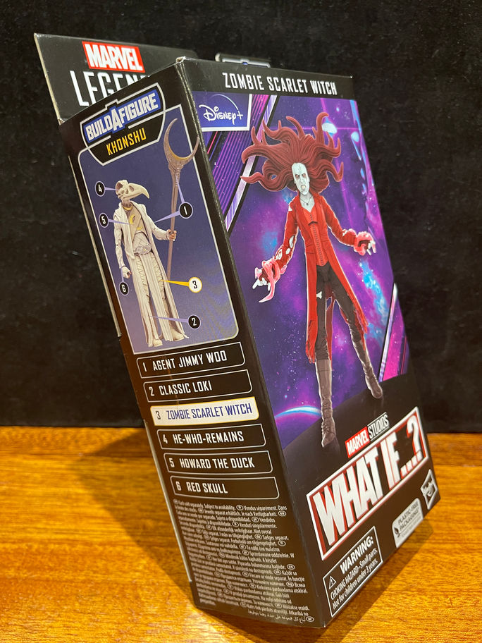 Marvel What If...? Zombie Scarlet Witch action figure box