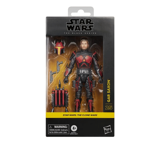 Star Wars Black Series Gar Saxon #25 Clone Wars 6-Inch Action Figure