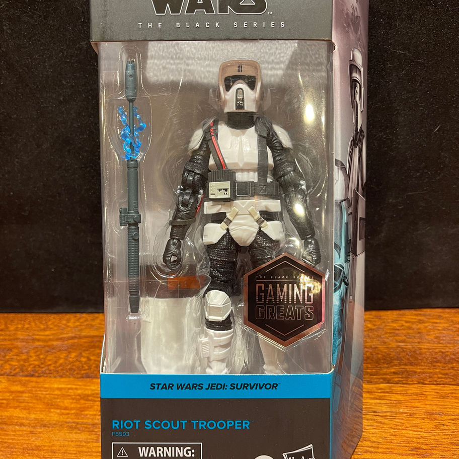 STAR WARS Black Series Riot Scout Trooper action figure