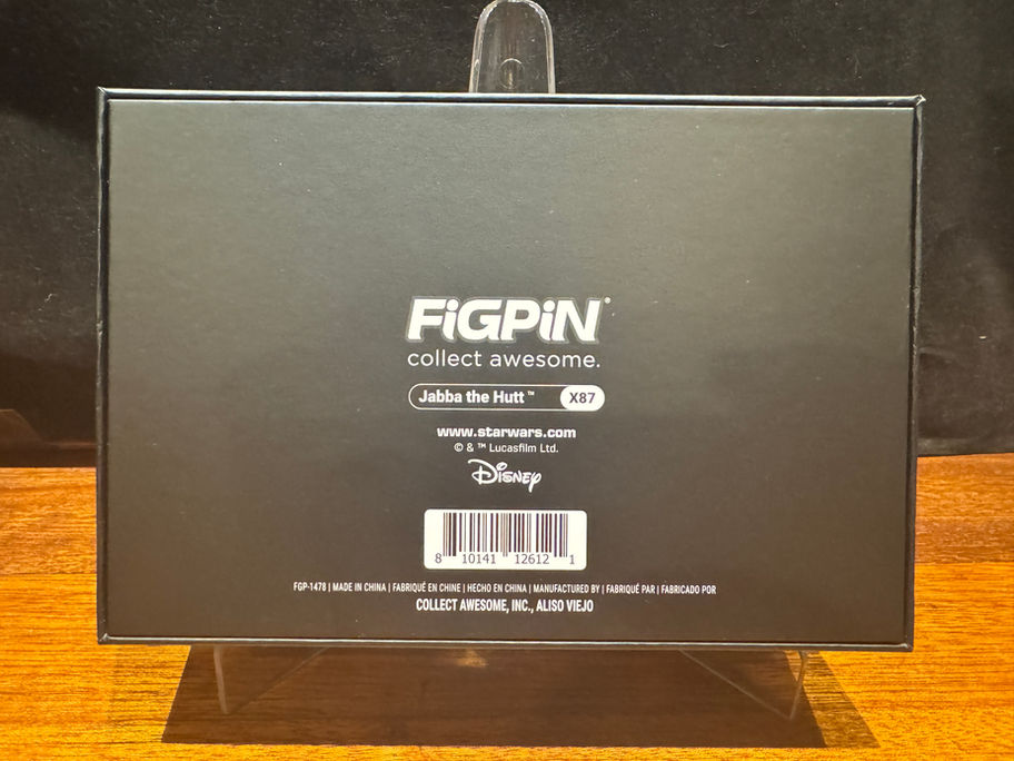 FiGPiN JABBA THE HUTT X87 Star Wars Celebration Japan 2025 Exclusive Pin