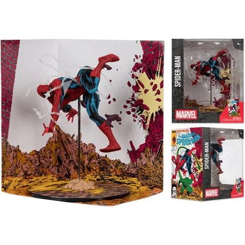 McFarlane Toys Amazing Spider-Man #318 1:10 Scale Posed Figure with Scene