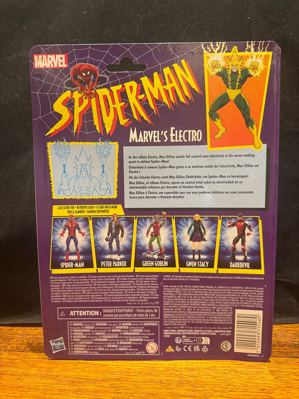Miniaturbild: Marvel Legends Retro ELECTRO  6" Action Figure