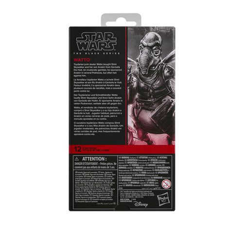 STAR WARS BLACK SERIES WATTO #12 6" Action Figure Star Wars: Attack Of The Clones