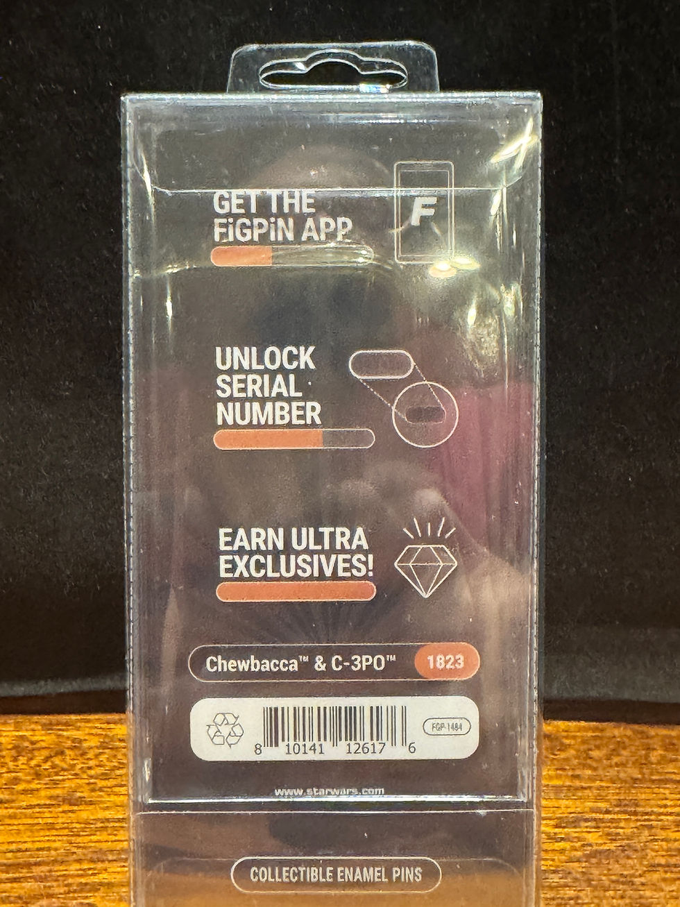 Miniature : FiGPiN CHEWBACCA & C-3PO Star Wars Celebration Japan 2025 EXCLUSIVE Pin