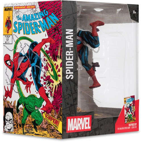 McFarlane Toys Amazing Spider-Man #318 1:10 Scale Posed Figure with Scene