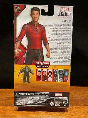 Shang-Chi Marvel Legends action figure box back