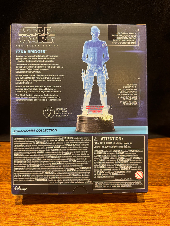 STAR WARS Black Series EZRA BRIDGER HOLOCOM COLLECTION 6" Exclusive