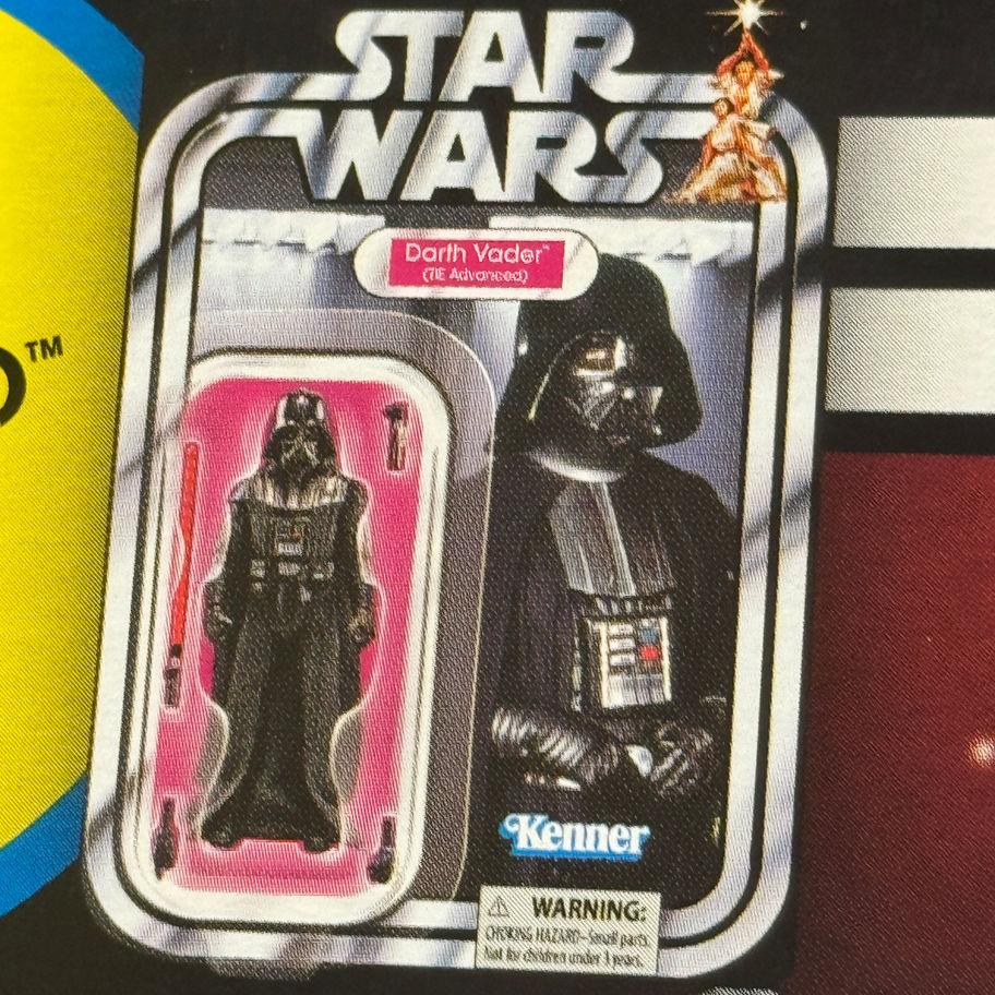 STAR WARS Vintage Collection DARTH VADER'S TIE ADVANCED with Carded VC334 Figure