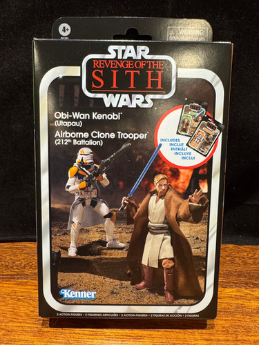 STAR WARS ヴィンテージコレクション オビワン & エアボーン クローン Star Wars Vintage Collection OBI-WAN & AIRBORNE CLONE TROOPER 2